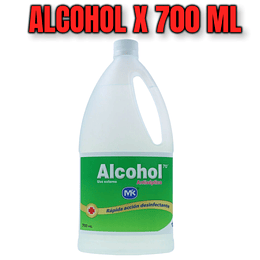 ALCOHOL X 700 ML --MK UBI 13-D