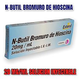 HIOSCINA 20MG/1ML X 10 AMP --BIOESTERIL UBI 13-D