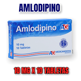 AMLODIPINO 10 MG X 10 TAB --AG UBI 7-F
