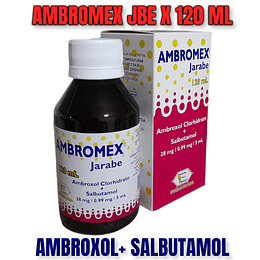 AMBROMEX JBE X 120 ML -AMBROXOL+SALBUTAMOL-BIOQUIFAR UBI 2-F