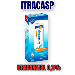 ITRACASP 0.2% SHAMPOO X 120 ML -ITRACONAZOL-AIPHEX UBI *