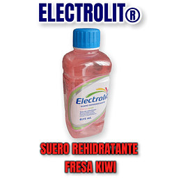 ELECTROLIT SUERO FRESA-KIWI X 625 ML- SALES DE REHIDRATACION- PISA- CUM 0- LOTE E23U134- VTO JUL 25 UBI 13-D