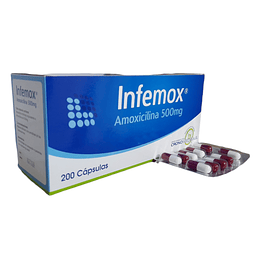 INFEMOX 500 MG X 200 CAP -AMOXICILINA-CRONOMED UBI 13-D