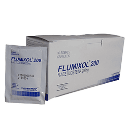 FLUMIXOL (N-ACETILCISTEINA 200MG) X 30 SBS -N-ACETILCISTEINA-NOVAMED UBI 