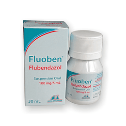 FLUOBEN 2% SUSP X 30 ML -FLUBENDAZOL 2% -ANGLOPHARMA -VTO  MAY 25-UBI 2-C