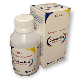 DICLOXACILINA 250MG/5ML SUSP X 80 ML- - OPHALAC- VTO MAR 25- UBI 2-C