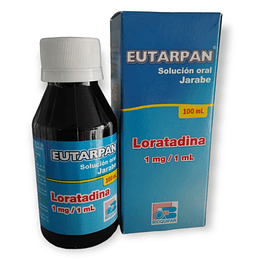 EUTARPAN JBE X 100 ML- LORATADINA- BIOQUIFAR- VTO AGO 25- UBI 3-F
