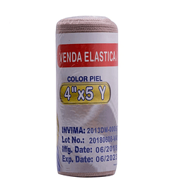 VENDA ELASTICA 4"X5 PIEL --BEGUT- CUM- LOTE 20221008V4X5- VTO OCT 27 UBI 22-A