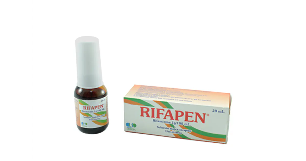 RIFAPEN 1% SPRAY X 20 ML- RIFAMICINA- AH ROBINS- CUM- LOTE-