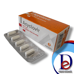 ACICLOVIR 200 MG X 25 TAB - -MEMPHIS -VTO JUL 26 -UBI 15-B