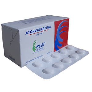 ATORVASTATINA 20 MG X 100 TAB - - ECAR- 11-C