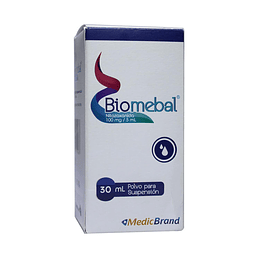 BIOMEBAL 100MG/5ML SUSP X 30 ML -NITAZOXANIDA-MEDICBRAND UBI 7-F