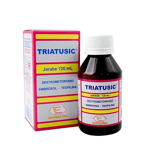 TRIATUSIC JBE X 120 ML- DEXTROMETORFANO+ AMBROXOL +TEOFILINA- LABQUIFAR- - UBI 5-A