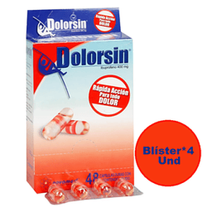 DOLORSIN 400 MG X 48 CAP -IBUPROFENO- NOVAMED- UBI 7-F