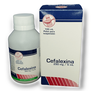 CEFALEXINA 250MG/5ML SUSP X 100 ML- - COASPHARMA- 5-F