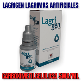 LAGRIGEN 0.5% GOTAS OFTALMICAS X 10 ML -CARBOXIMETILCELULOSA, LAGRIMAS ARTIFICIALES-PROCAPS- CUM - L