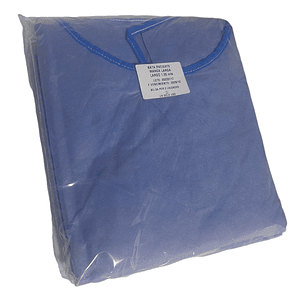 BATA PACIENTE MANGA LARGA X 2 UNID- - CHEMI- 29-E*