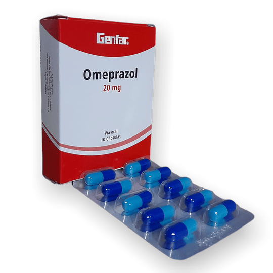 OMEPRAZOL 20 MG X 10 CAP - -GENFAR -VTO dic 24 -UBI 20-B