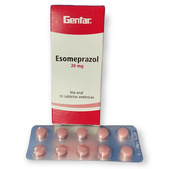 ESOMEPRAZOL 20 MG X 10 TAB --GENFAR UBI 7-F