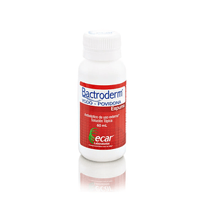 BACTRODERM ESPUMA X 60 ML- YODOPOVIDONA- ECAR- 12-E