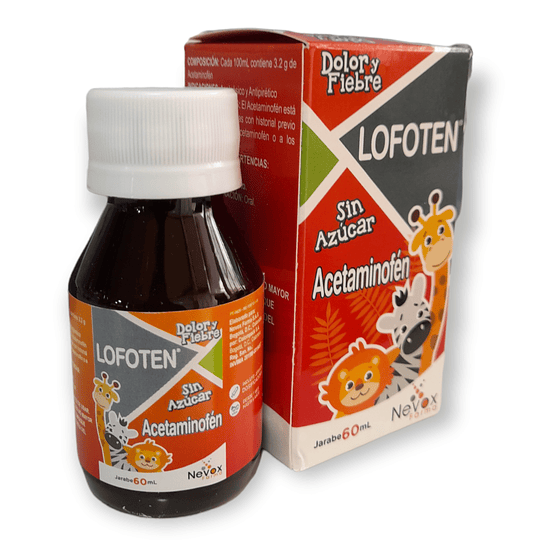 LOFOTEN JBE X 60 ML -ACETAMINOFEN-NEVOX UBI 19-E