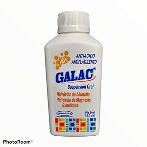 GALAC I SUSP X 360 ML- HIDROXIDO ALUMINIO+ HIDROXIDO MAGNESIO+ SIMETICONA- MEDIGEN- - UBI 26-D