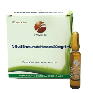 HIOSCINA 20MG/1ML X 10 AMP- - FARMIONI- 19-C