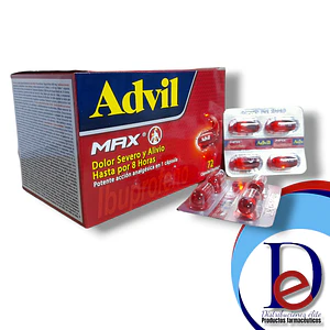 ADVIL MAX X 72 CAP- IBUPROFENO- HALEON- - UBI 1-D