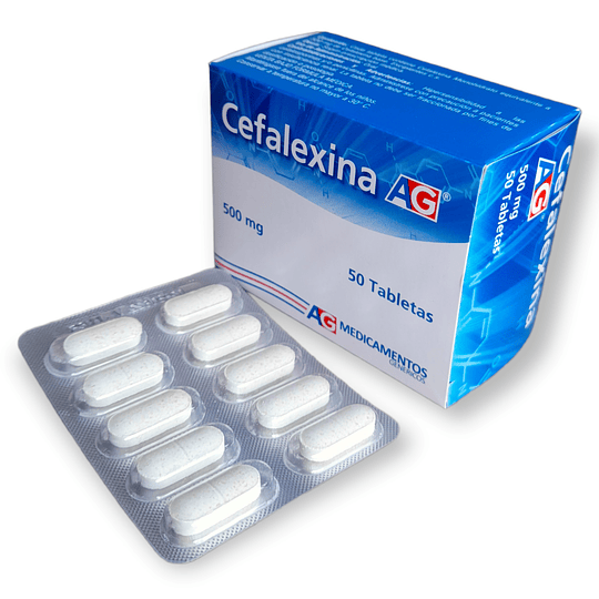 CEFALEXINA 500 MG X 50 TAB - -AG -VTO NOV 26 -UBI 1-B