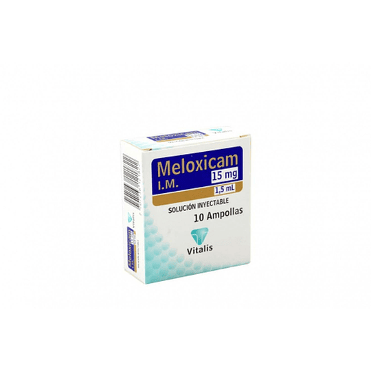 MELOXICAM 15MG/1.5ML X 10 AMP - -VITALIS -VTO MAY 26 -UBI 17-E