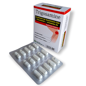 TRIGOSAMINE X 60 CAP BLISTER- CLORURO DE MAGNESIO+ COLAGENO+ VITAMINA D3- IMPROFARME- - UBI 14-B*