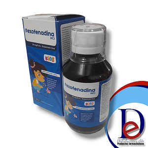 FEXOFENADINA 30MG/5ML JBE X 120 ML- - MEMPHIS- 22-F