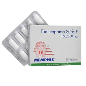 TRIMETOPRIM SULFA F 960 MG X 20 TAB - - MEMPHIS- 28-E