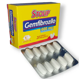 STOLIP 600 MG X 20 TAB- GEMFIBROZILO 600 MG- LABQUIFAR-UBI 5-A