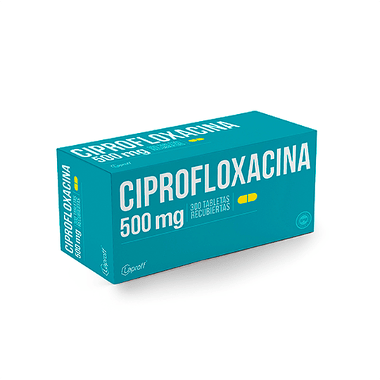 CIPROFLOXACINO 500 MG X 300 TAB- - LAPROFF- VTO MAR 26- UBI 14-E