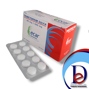 TRIMETOPRIM SULFA 480 MG X 100 TAB - - ECAR- 13-E