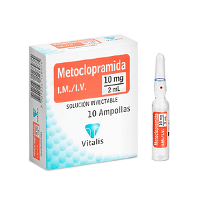 METOCLOPRAMIDA 10MG/2ML X 10 AMP- - VITALIS- - UBI 18-D