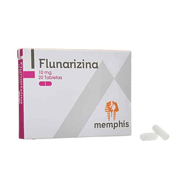 FLUNARIZINA 10 MG X 20 TAB --MEMPHIS UBI 7-F