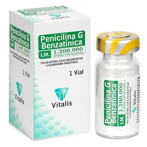 PENICILINA G BENZATINICA 1.200.000UI X 1- - VITALIS- - UBI 17-E
