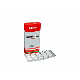 GEMFIBROZILO 600 MG X 30 TAB --GENFAR UBI 7-F