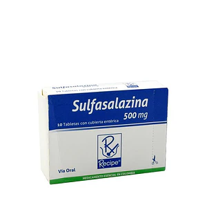 SULFASALAZINA 500 MG X 10 TAB -- RECIPE- - 16-F