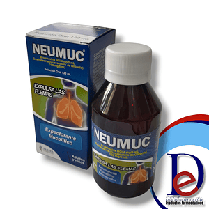 NEUMUC JBE X 120 ML- BROMEXINA+ GUAIFENESINA- FARMACOMERCIAL- 7-E