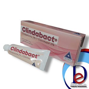 CLINDABAC CREMA VAG X 20 GR- CLINDAMICINA+ CLOTRIMAZOL- TRIDEX- UBI 20-D