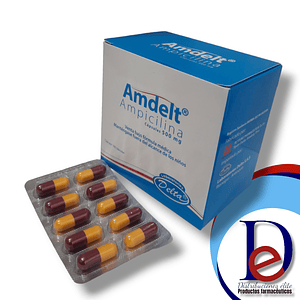 AMPICILINA 500 MG X 100 CAP (AMDELT)- - DELTA- 8-B