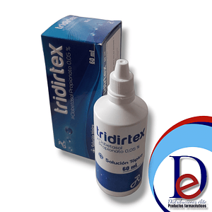TRIDIRTEX 0.05% LOCION X 60 ML- CLOBETASOL O.05%- RUECAM- 20-E