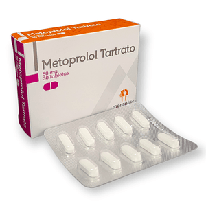 METOPROLOL 50 MG X 30 TAB - - MEMPHIS- 8-E