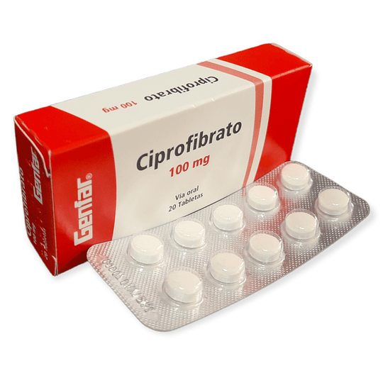 CIPROFIBRATO 100 MG X 20 TAB --GENFAR UBI 7-F