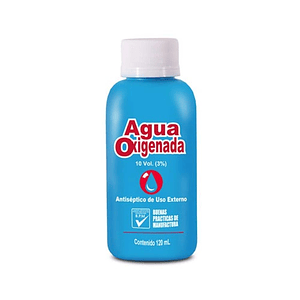 AGUA OXIGENADA 3% X 120 ML- - COASPHARMA- 7-E Y BOD