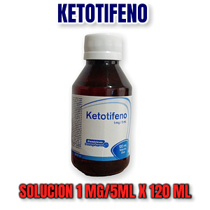KETOTIFENO 1MG/5ML JBE X 120 ML- - COASPHARMA- 6-E