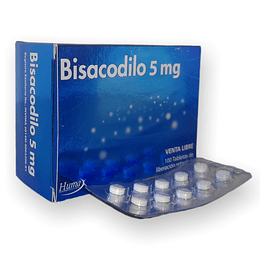 BISACODILO 5 MG X 100 TAB --HUMAX- CUM- LOTE 2G146- VTO AGO 25 UBI